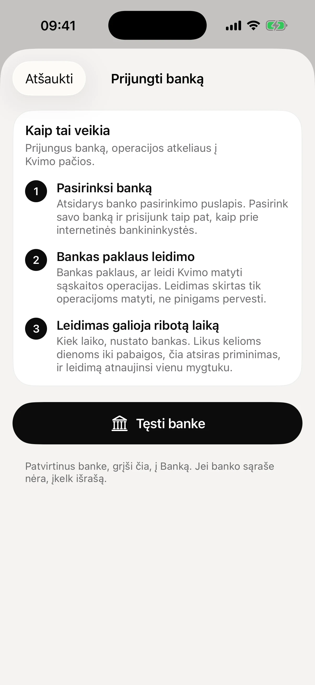 Connect a bank: three steps explained before leaving the app